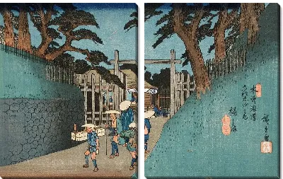 Картина Фукусима (1838) (Fukushima, Station 38)