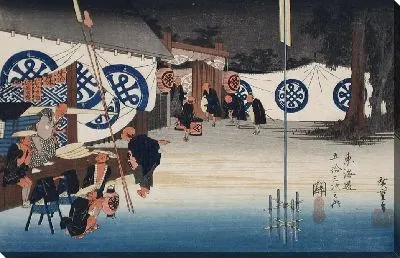 Картина Ранний отъезд из главного лагеря в Секи (1833) (Early Departure from the Main Camp at Seki)