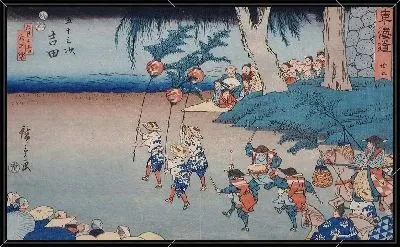 Картина Фестиваль (1848-1850) (Yoshida, Tennō Festival on the Fifteenth Day of the Sixth Month)