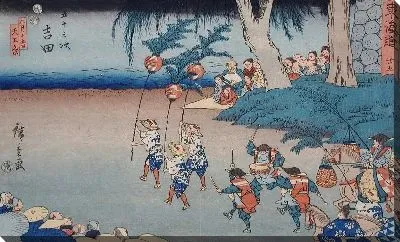Картина Фестиваль (1848-1850) (Yoshida, Tennō Festival on the Fifteenth Day of the Sixth Month)