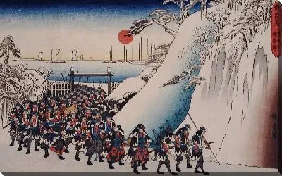 Поход к храму (1835-1839) (Act XI Sixth Episode: Rōnin Enter Sengakuji Temple to Pay Homage to Their Lord, Enya)