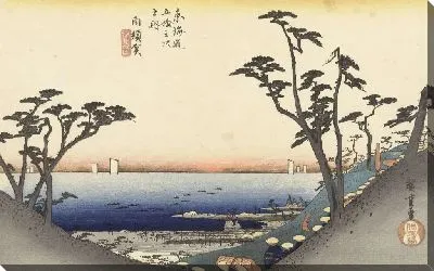 Картина Под горой (1828-1835) (Shirasuka, bergafwaarts)