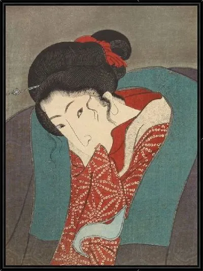 Картина Эдо Нисики (1850) ((Edo nishiki) Azuma bunko)