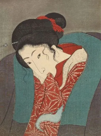 Картина Эдо Нисики (1850) ((Edo nishiki) Azuma bunko)