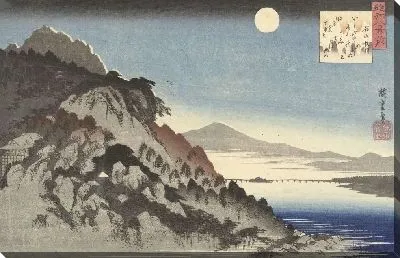 Картина Исияма (1833-1837) (Herfstmaan te Ishiyama)