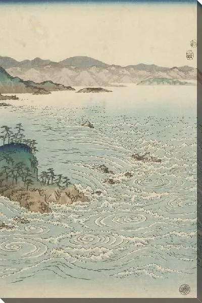 Картина Пролив Наруто в провинции Ава (1857) (Strait of Naruto in Awa Province)