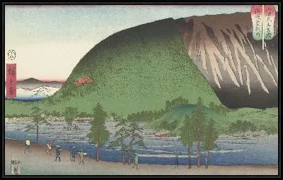 Картина Пейзаж (1858) (Olifantenberg in de provincie Sanuki)