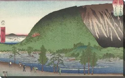 Картина Пейзаж (1858) (Olifantenberg in de provincie Sanuki)