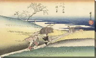 Картина Деревня (1833-1837) (Het dorp Yase)