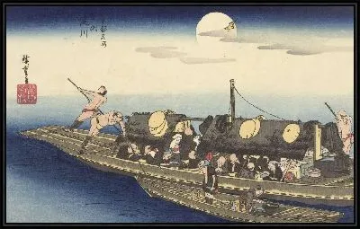 Картина Река Ёдо (1833-1837) (De Yodo rivier)