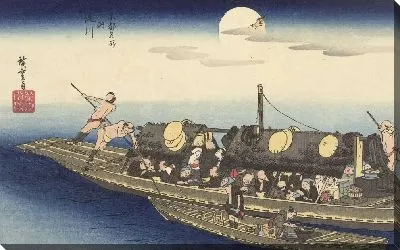 Картина Река Ёдо (1833-1837) (De Yodo rivier)