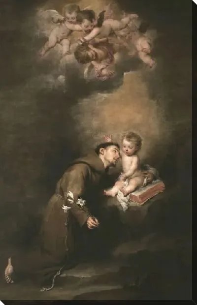Картина Святой Антоний Падуанский (1668-1669) (Saint Anthony of Padua)