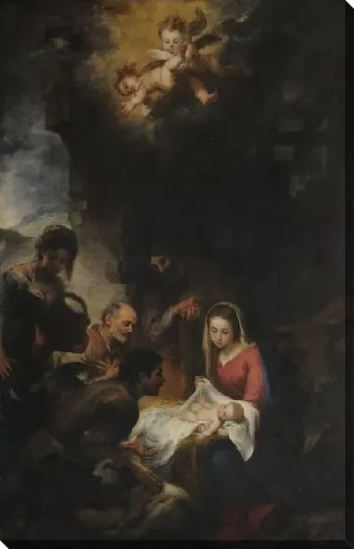 Картина Поклонение пастухов (1668-1669) (The Adoration of the Shepherds)