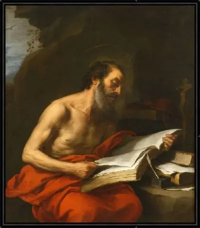 Картина Святой Иероним за чтением (1652) (Saint Jerome reading)