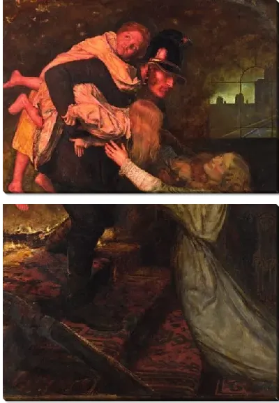 Картина Спасение (1855) (The rescue)