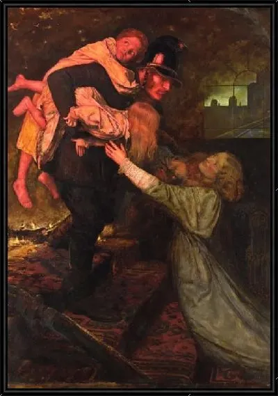 Картина Спасение (1855) (The rescue)