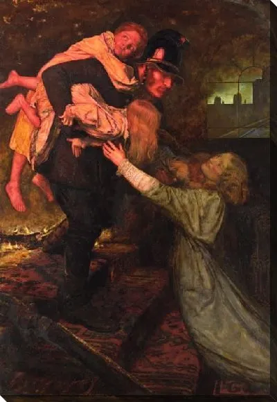 Картина Спасение (1855) (The rescue)