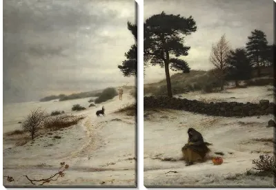 Картина Зимний ветер (1892) (Blow Blow Thou Winter Wind)