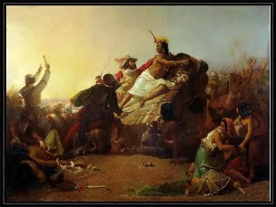 Писарро захватывает инков (1846) (Pizarro Seizing the Inca of Peru)