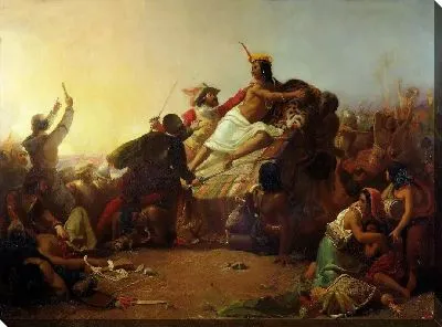 Писарро захватывает инков (1846) (Pizarro Seizing the Inca of Peru)