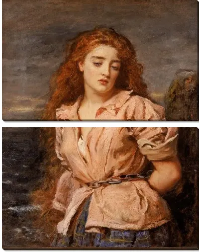 Картина Мученик Солуэй (1871) (The Martyr of the Solway)