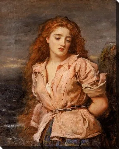 Картина Мученик Солуэй (1871) (The Martyr of the Solway)