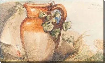 Картина Кувшин (1842) (Study of a Pottery Jug [recto])