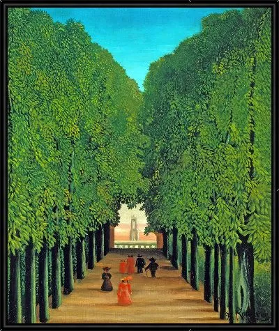 Картина Авеню в парке Сен-Клу (1908)