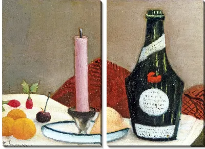 Картина Розовая свеча (1908)