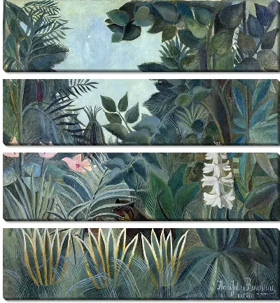 Картина Экваториальные джунгли (1909)