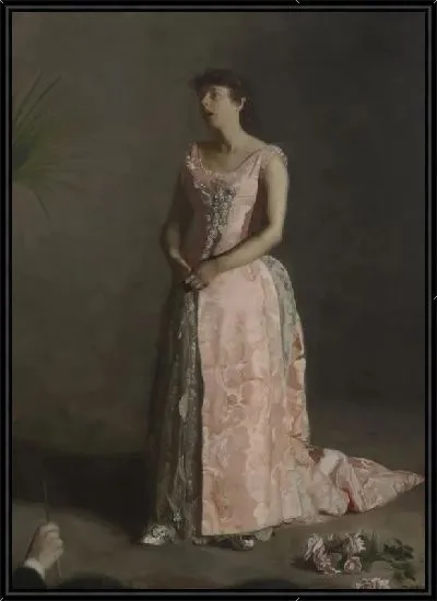 Картина Концертная певица (1890-1892) (The Concert Singer)