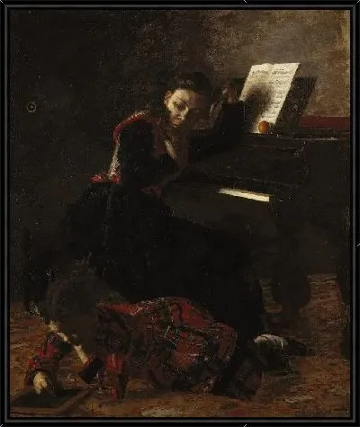 Картина Главная сцена (1871) (Home Scene)