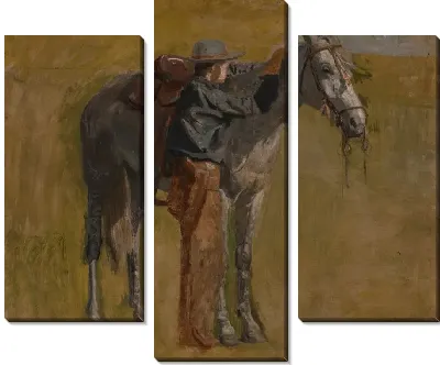 Ковбой (1887-1888) (Cowboy: Study for Cowboys in the Badlands)