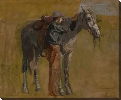 Ковбой (1887-1888) (Cowboy: Study for Cowboys in the Badlands)