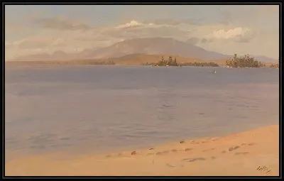 Картина Гора Катадин от озера Миллинокет (1878) (Mount Katahdin from Lake Millinocket)