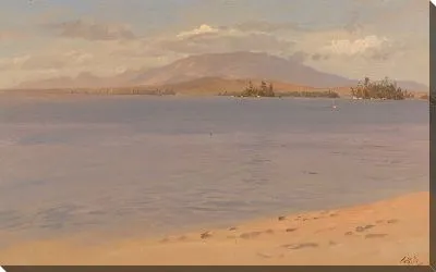 Картина Гора Катадин от озера Миллинокет (1878) (Mount Katahdin from Lake Millinocket)