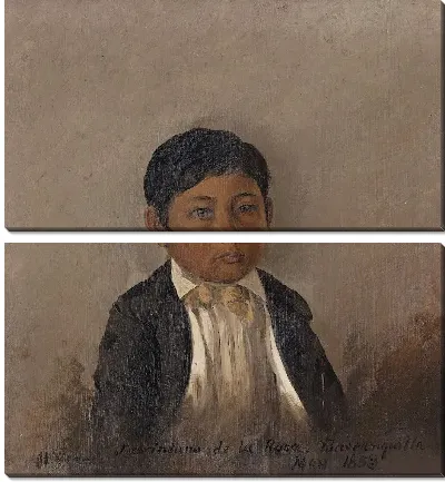 Картина Портрет мальчика (1853) (Colombia, Barranquilla, portrait of boy)