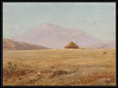 Картина Горное плато с хижиной (1890) (Ecuador ?, mountain plateau with hut)