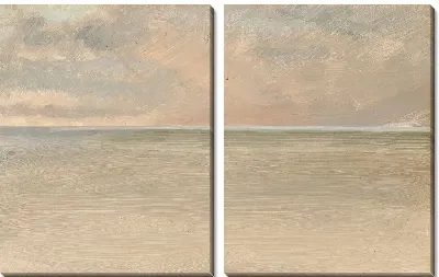 Картина Морской пейзаж (1859) (Seascape with Icecap in the Distance)
