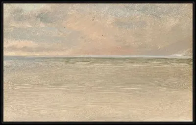 Картина Морской пейзаж (1859) (Seascape with Icecap in the Distance)