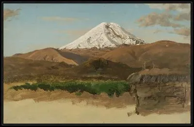 Гора Чимборасо (1857) (Study of Mount Chimborazo, Ecuador)