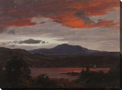 Картина Пруд (1853) (Turner Pond with Pomola Peak and Baxter Peak, Maine.)