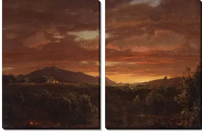 Картина Закат (1856) (Twilight (Sunset))