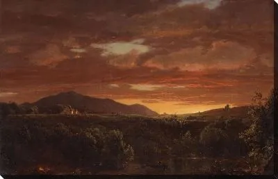 Картина Закат (1856) (Twilight (Sunset))