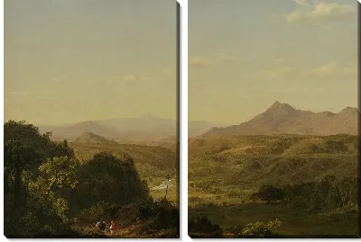 Картина Среди Анд (1854) (Scene Among the Andes)
