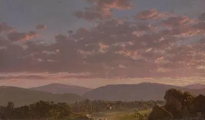 Картина Сумерки в Кэтскиллс (1849) (Twilight in the Catskills)