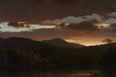 Картина Сумерки (1858) (Twilight)