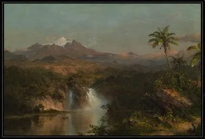 Картина Котопакси (1857) (View of Cotopaxi)