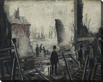 Картина Разрушенное место (1942) (Blitzed Site)