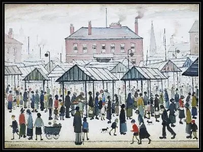 Рынок (1939) (Market Scene, Northern Town)